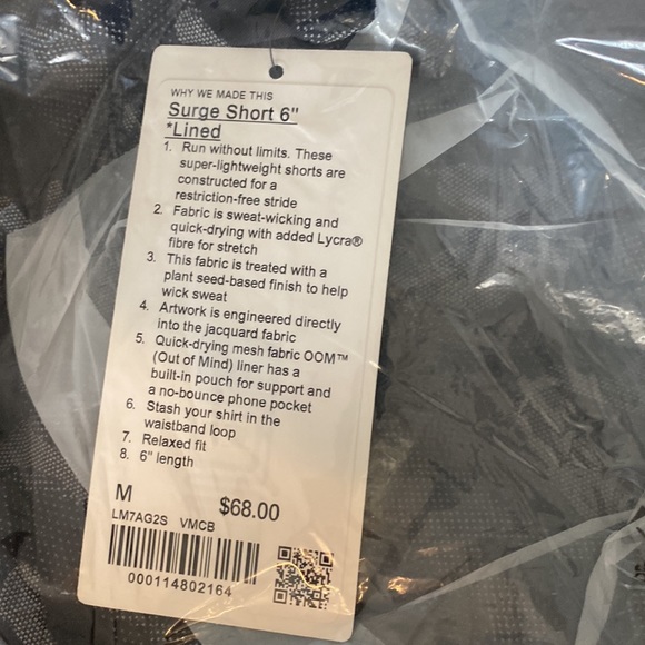 Lululemon Surge Lined Short 6" - Picture 8 of 8